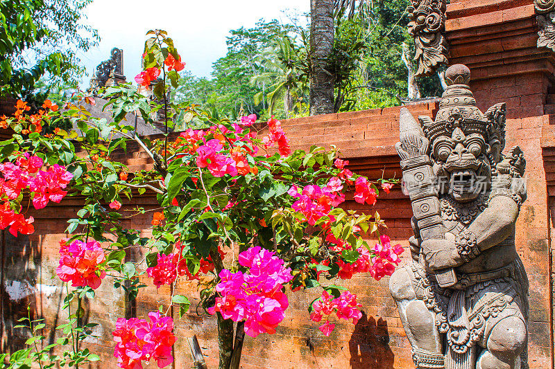 印度尼西亚巴厘岛的Tirta Empul temple。